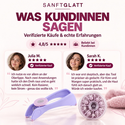 SANFTGLATT TWIST – Manueller Gesichtshaarentferner