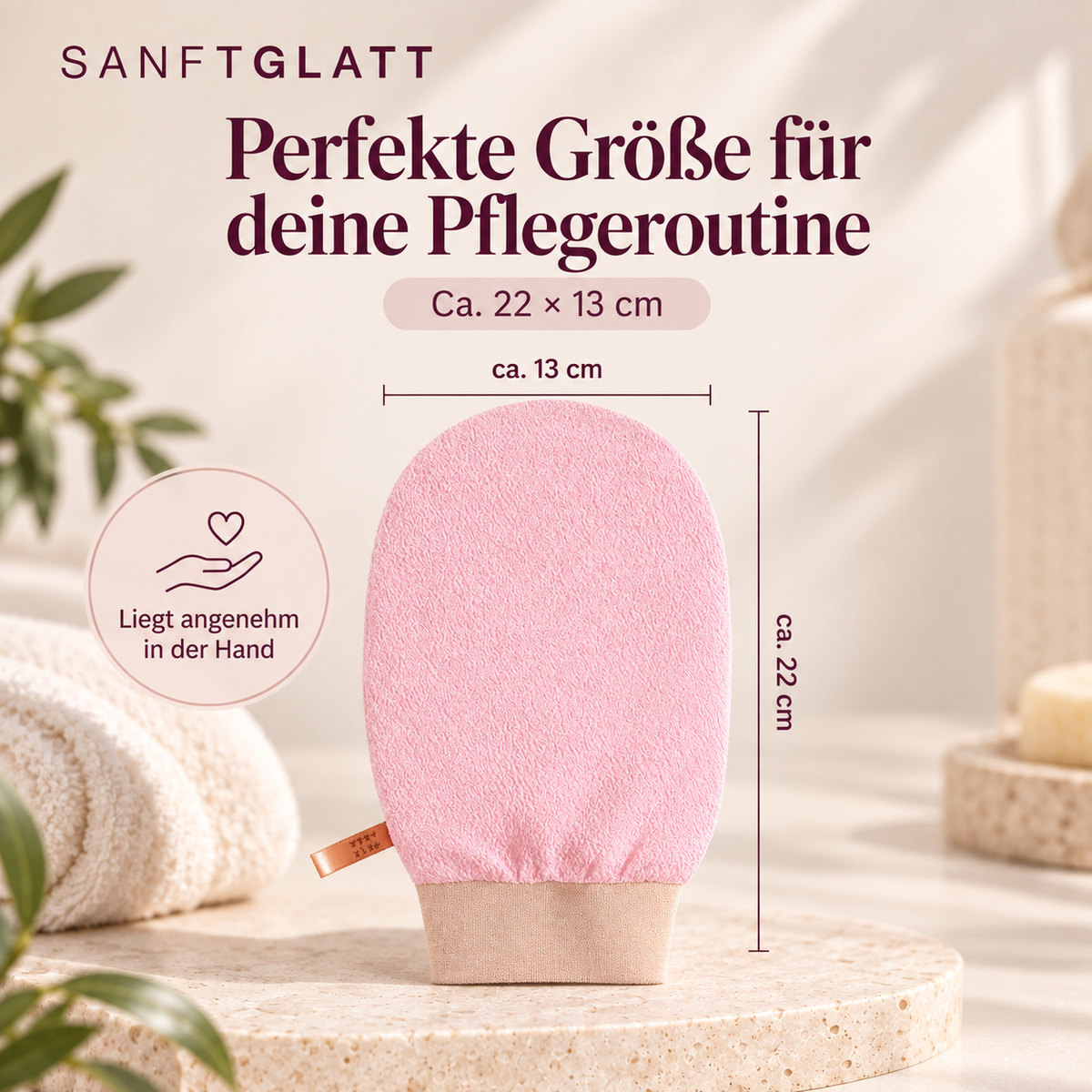 SANFTGLATT - Peeling Handschuh