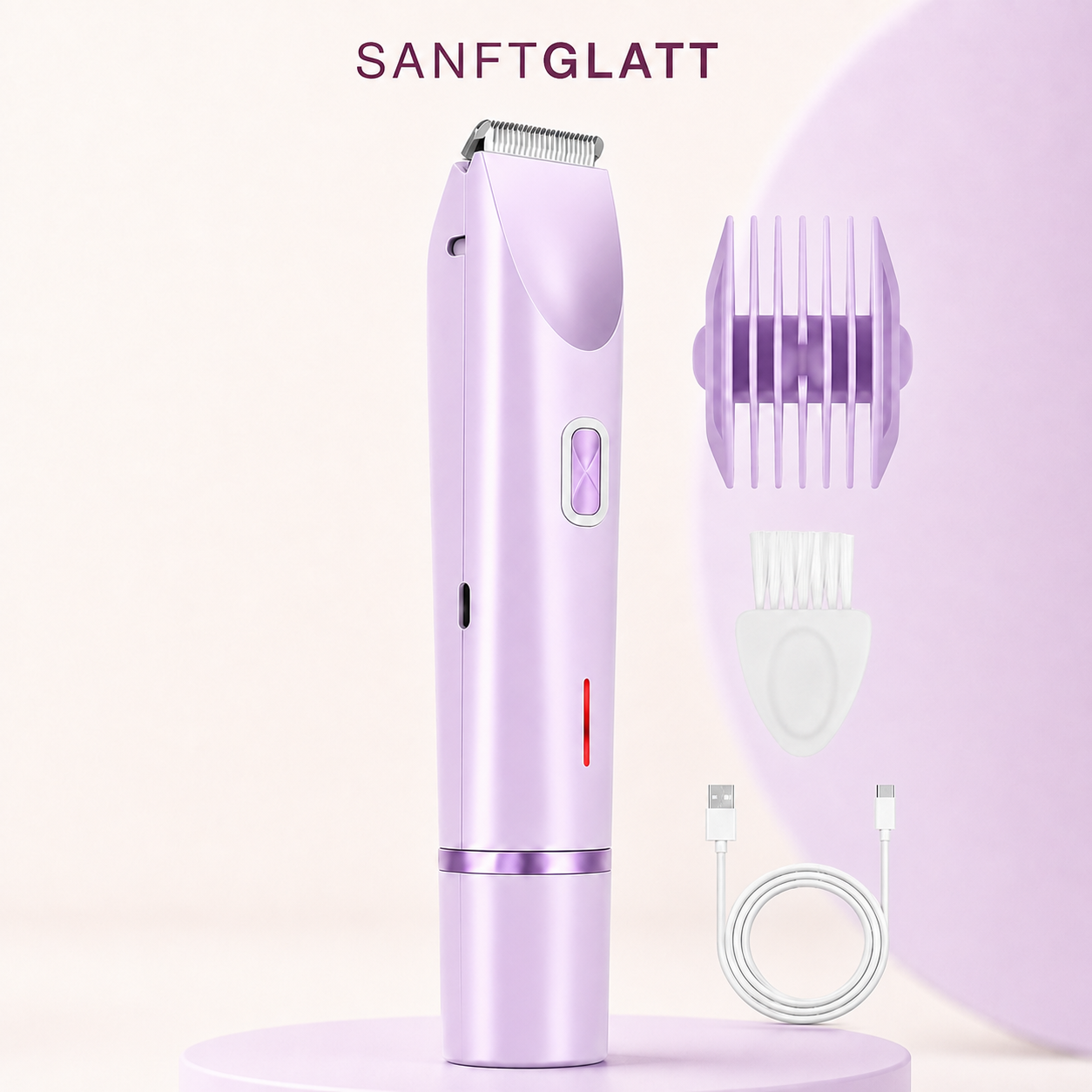 SANFTGLATT DUO  2 in 1 Rasierer & Trimmer