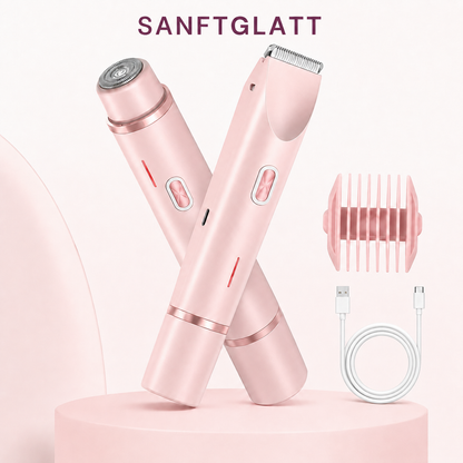 SANFTGLATT DUO  2 in 1 Rasierer & Trimmer