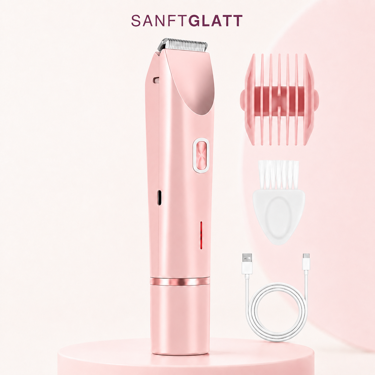SANFTGLATT DUO  2 in 1 Rasierer & Trimmer